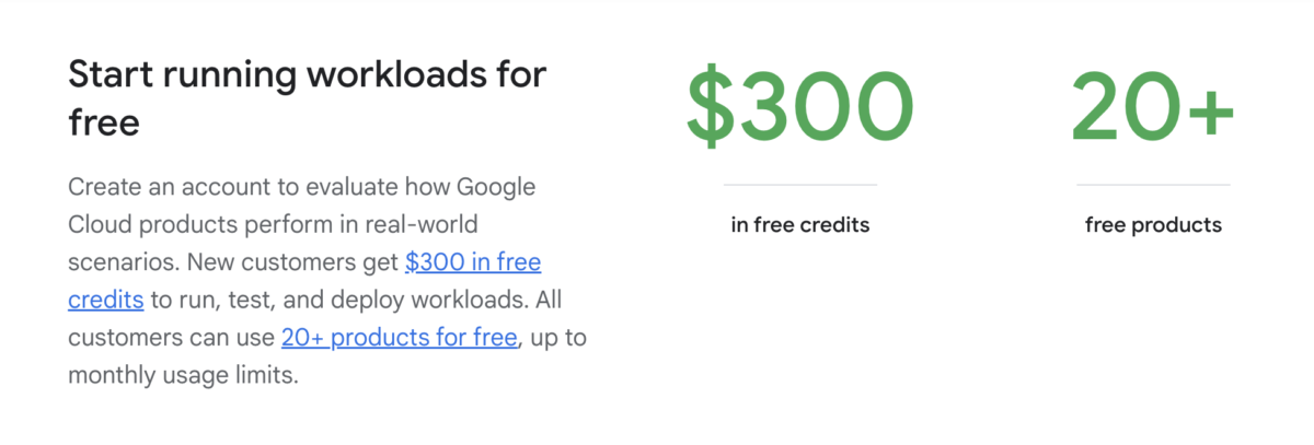 google cloud platform free bonus